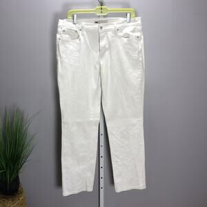 Levi’s 505 Straight Leg White Jeans Size 14 W32 L32